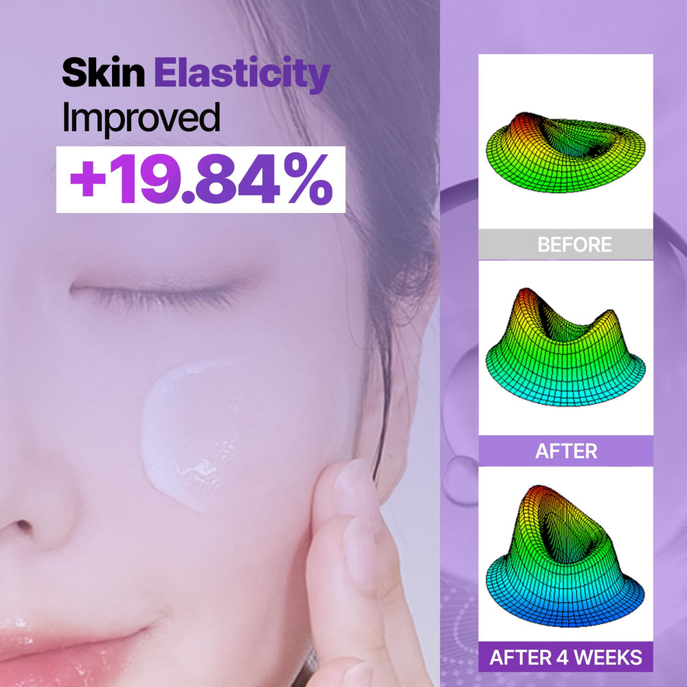 BIOHEAL BOH Probioderm 3D Lifting Emulsion texture swatch reveals creamy, hydrating formula