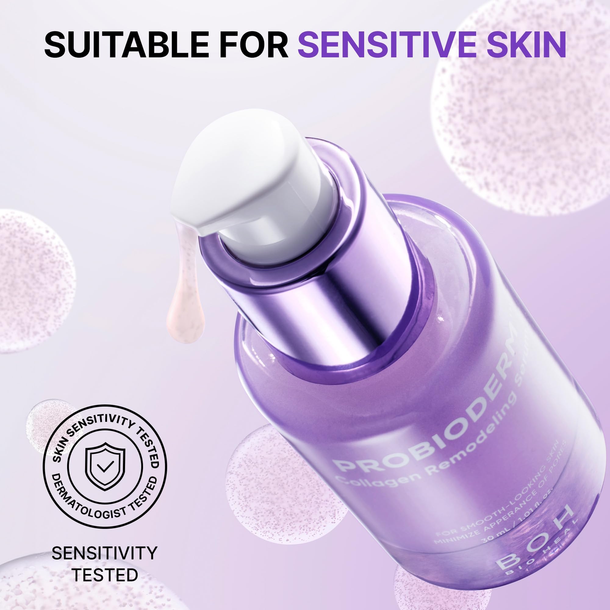 BIOHEAL BOH Probioderm floral-fragrance detail suggesting spa-like aroma