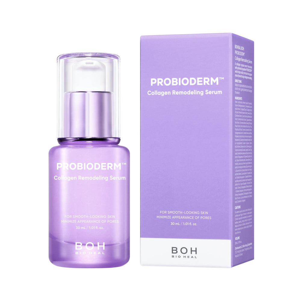 BIOHEAL BOH Probioderm serum-texture swatch showing lightweight, non-sticky hydration