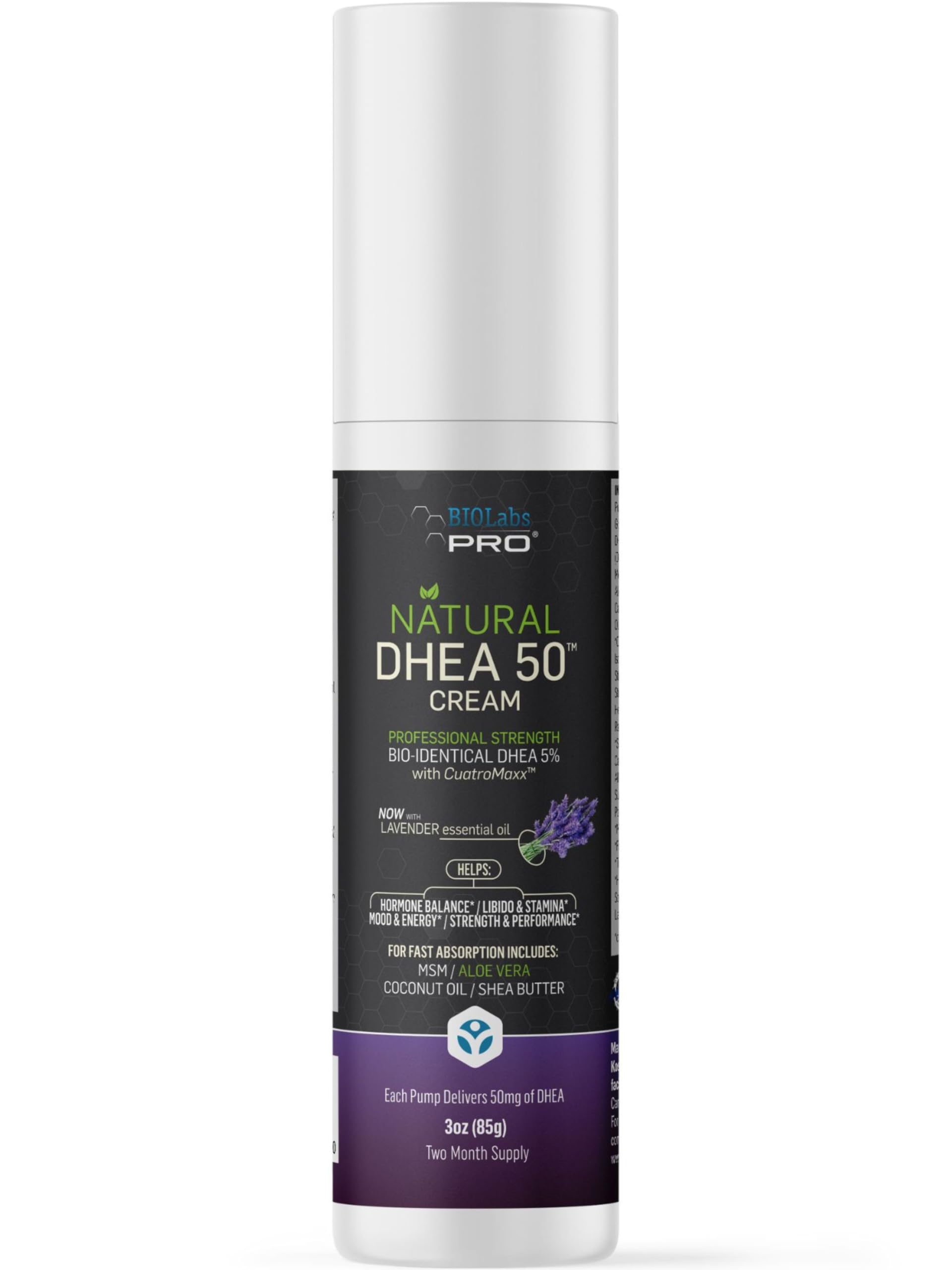 BIOLABS PRO DHEA cream bottle 3oz for daily skincare routine