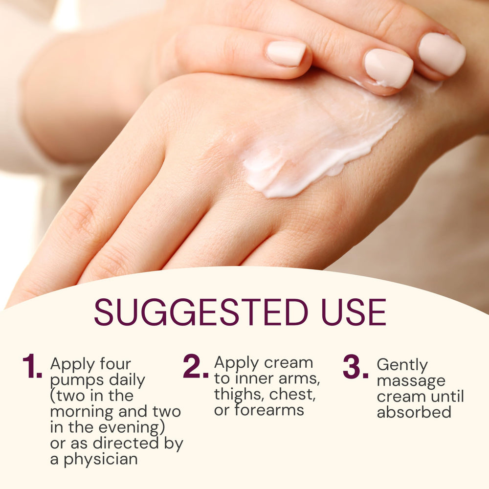 BIOLABS PRO Estro Cream label detail—trustworthy packaging with clean beauty promise.