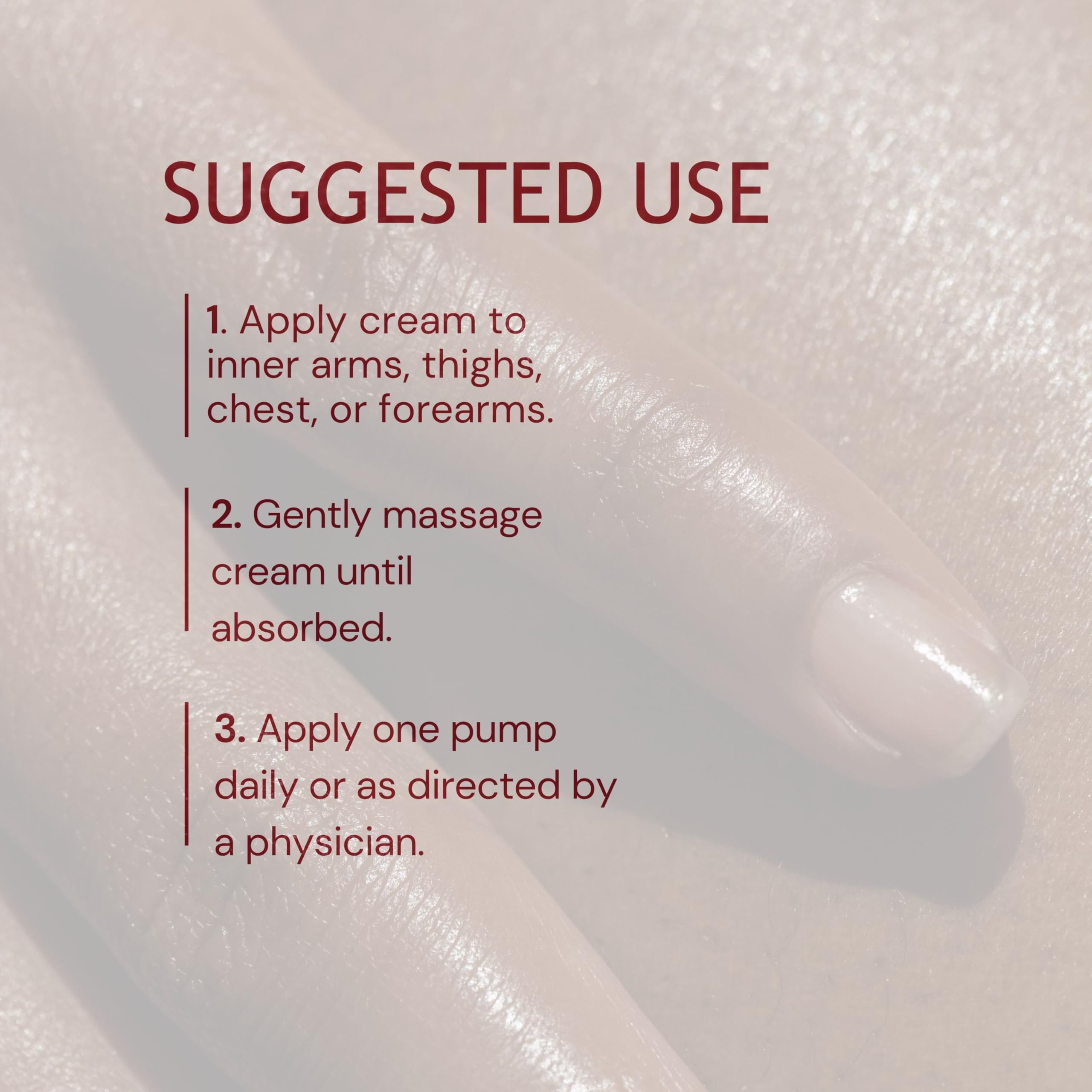BIOLABS PRO P50 Maxx Cream being applied on clean skin demonstrates easy, gentle use