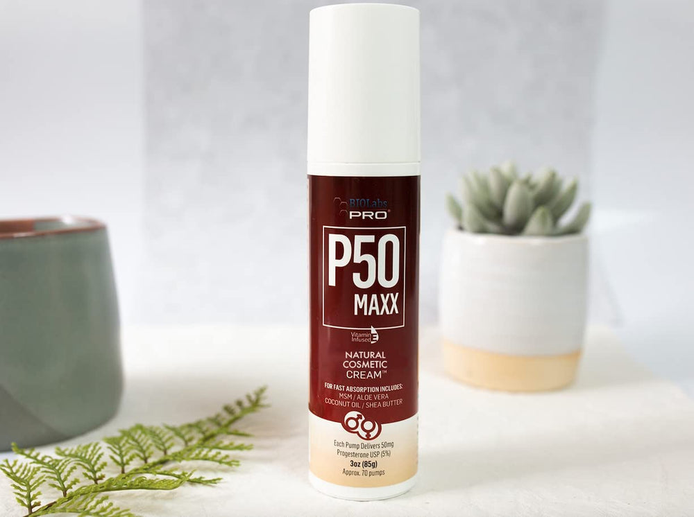 BIOLABS PRO P50 Maxx Cream close-up reveals creamy texture and unscented formula