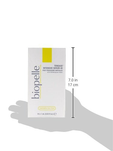 Biopelle Tensage antioxidants and vitamins C/E support for brighter tone.