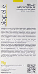 Biopelle Tensage Intensive Serum 40 ampoule closeup highlighting concentrated growth factor benefits.