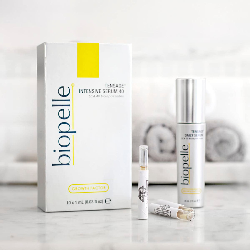 Biopelle Tensage serum ingredients snail filtrate for skin nourishment.