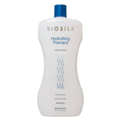 BioSilk Hydrating Therapy Conditioner bottle front view for smooth, moisturized hair.