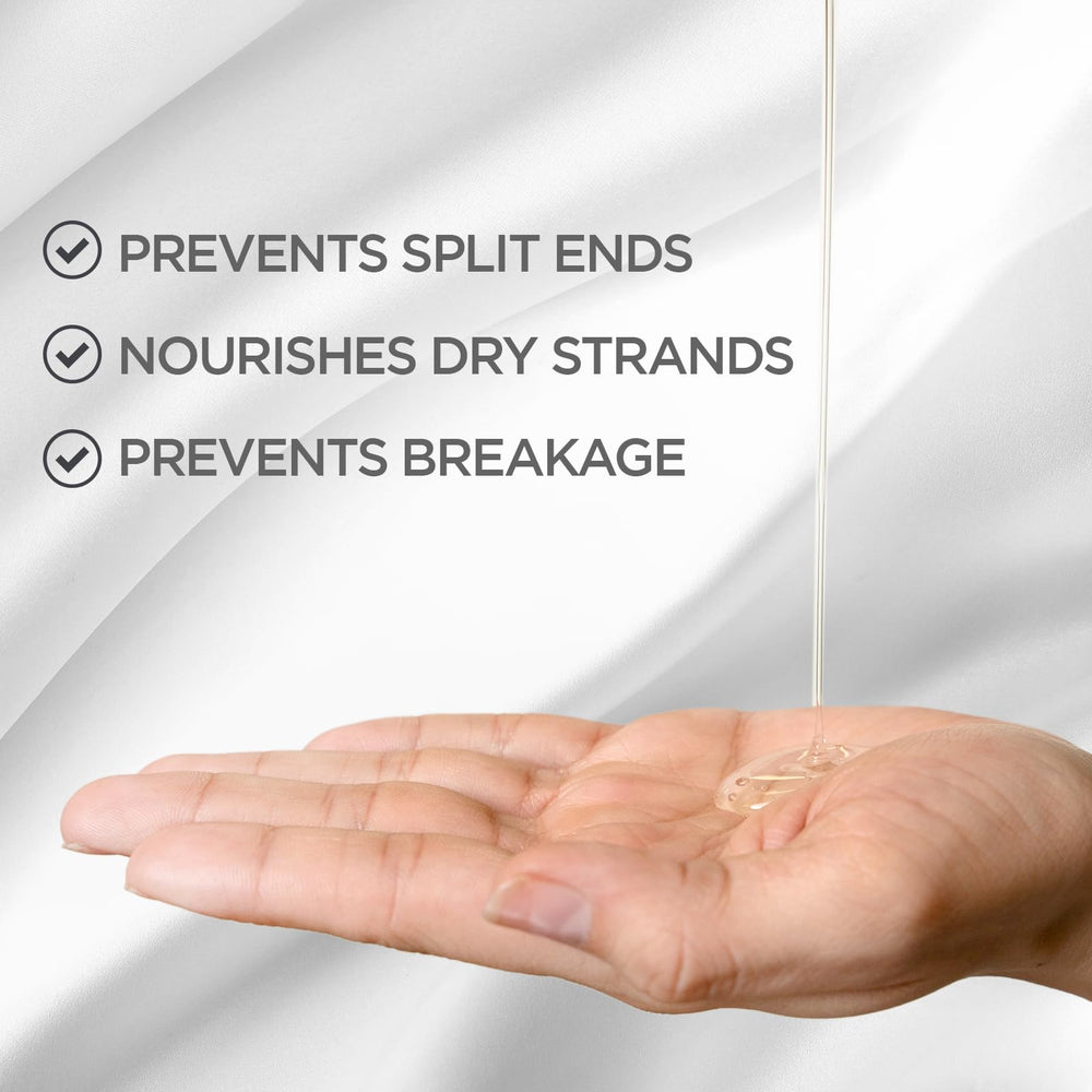 BioSilk Silk Therapy Lite hands-apply demonstrates easy mid-length to ends application