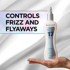 BioSilk Silk Therapy Miracle 17 leave-in application spray detangles mid lengths