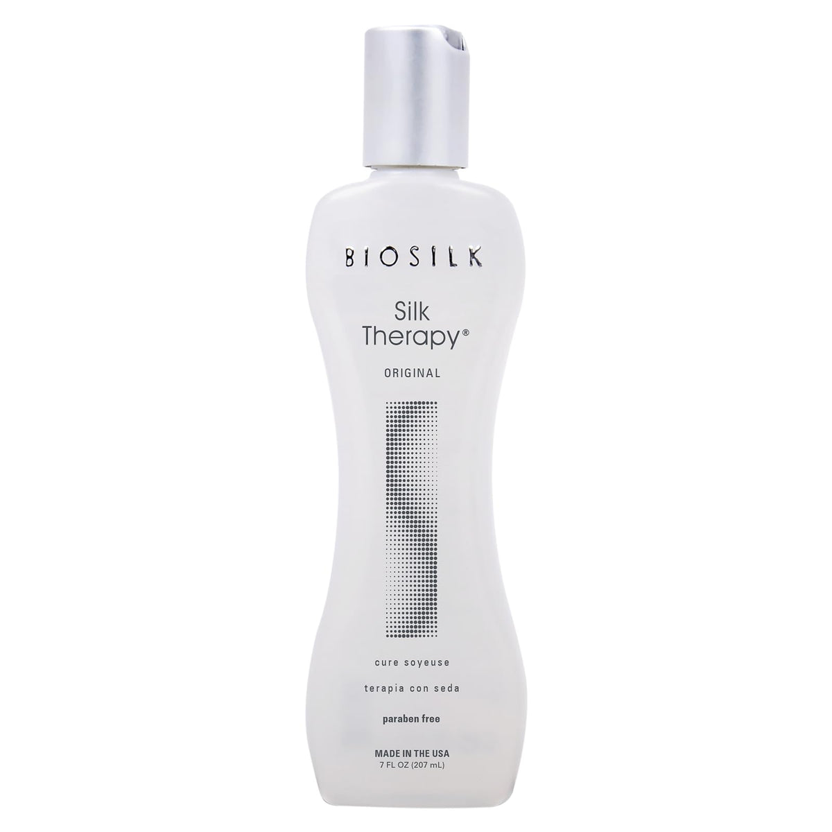 BioSilk Silk Therapy Original bottle-front view for silky shine and easy daily use