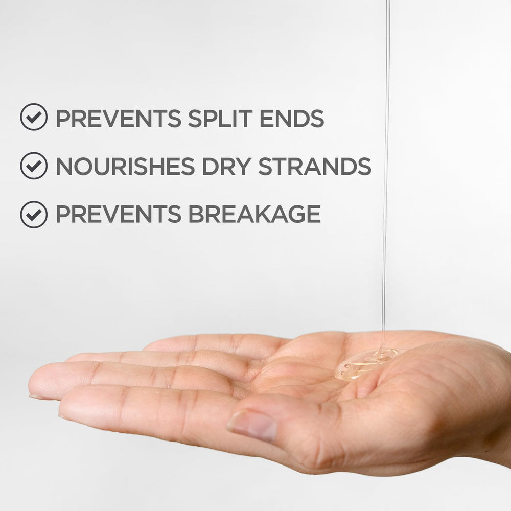BioSilk Silk Therapy Original bottle pour demonstrates easy application and quick absorption