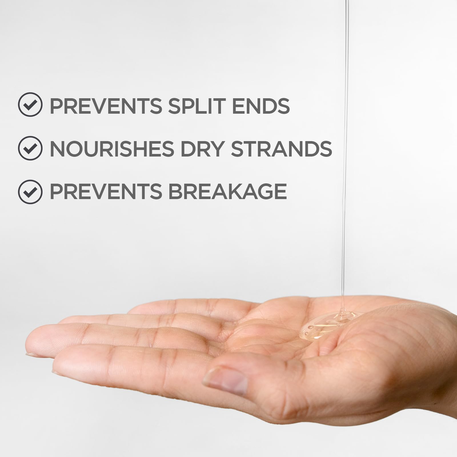 BioSilk Silk Therapy Original silky shine close-up showing luxurious finish
