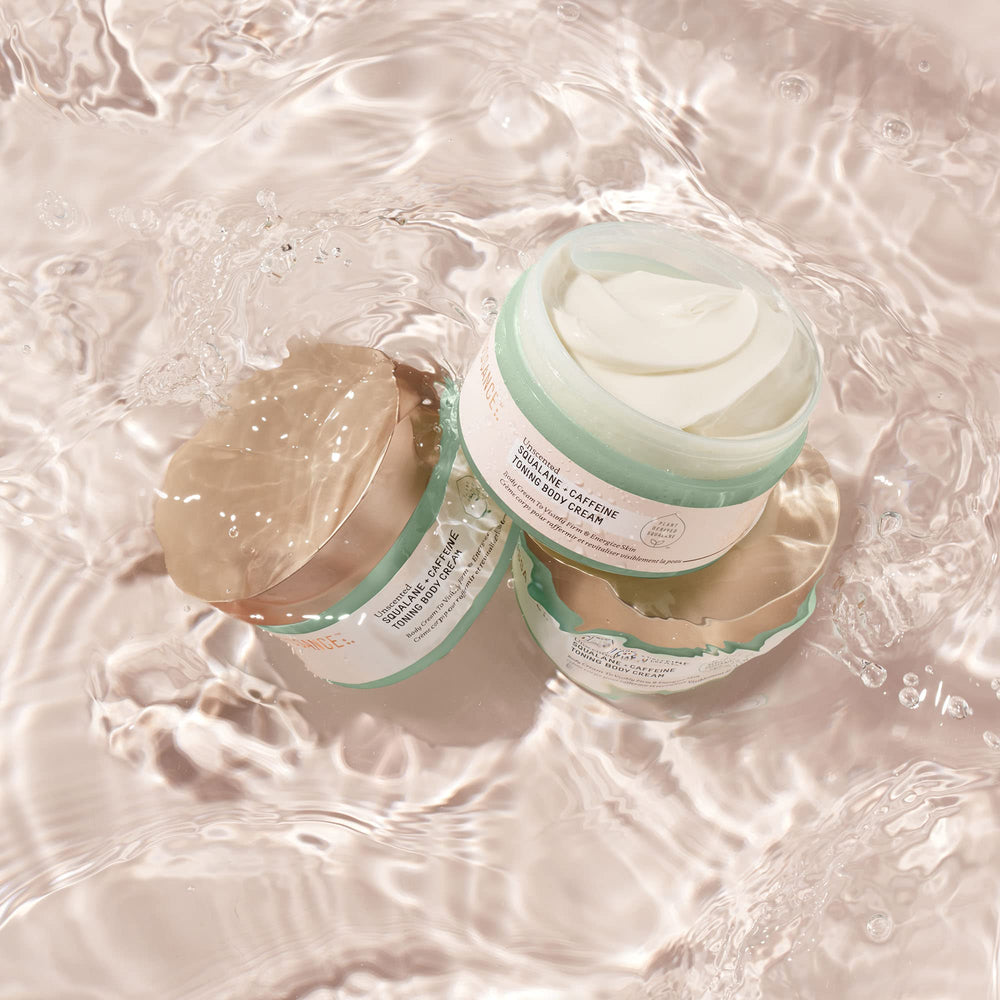 Biossance packaging emphasizing eco-conscious, recyclable materials.