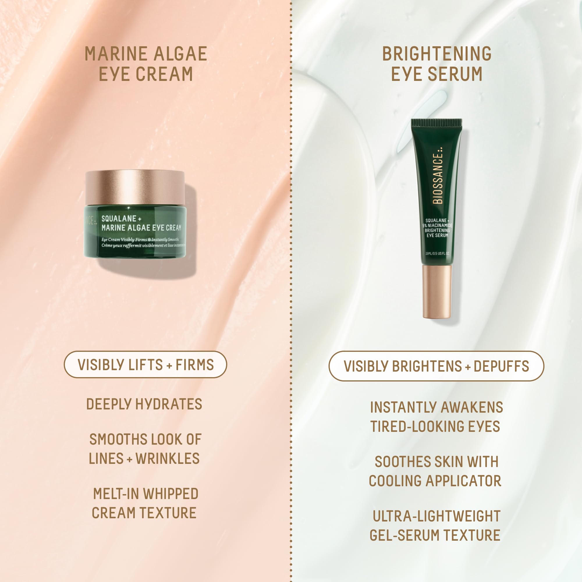 Biossance eye serum safe for all skin types and sensitive skin