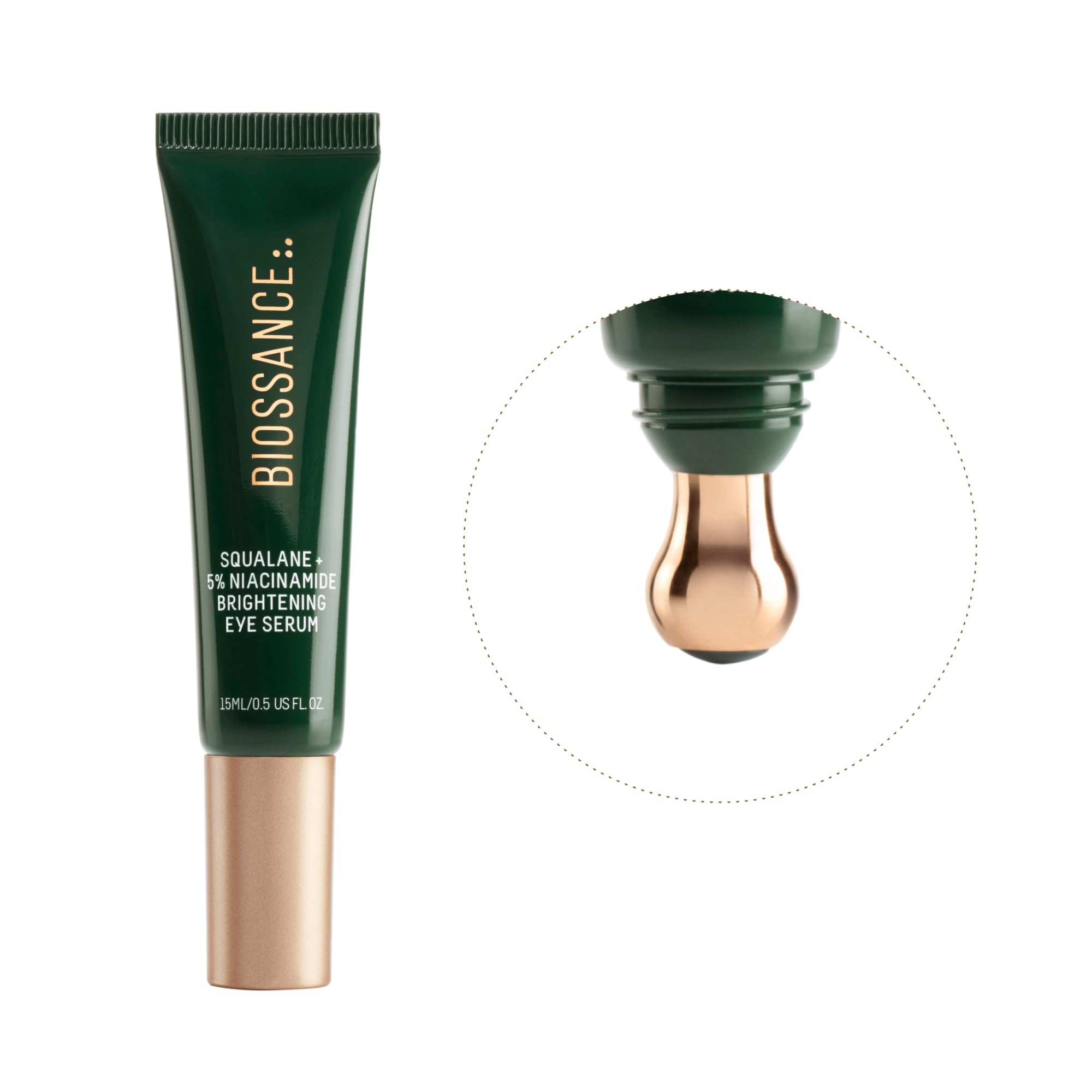 Biossance eye serum suitable for morning use and routines