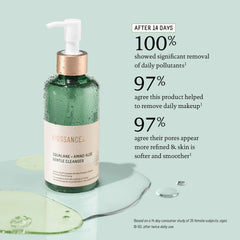 BIOSSANCE product with moringa aids pore detox for clearer complexion.