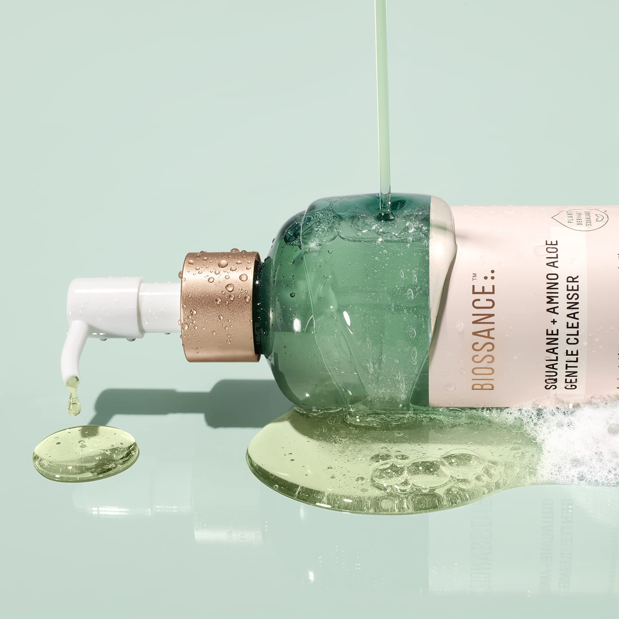 BIOSSANCE packaging highlights sustainable design and clean ingredients.