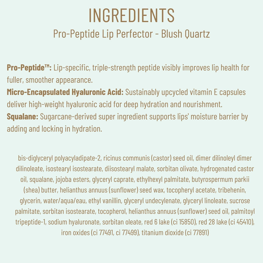 BIOSSANCE Pro-Peptide Lip Perfector barrier protection in action
