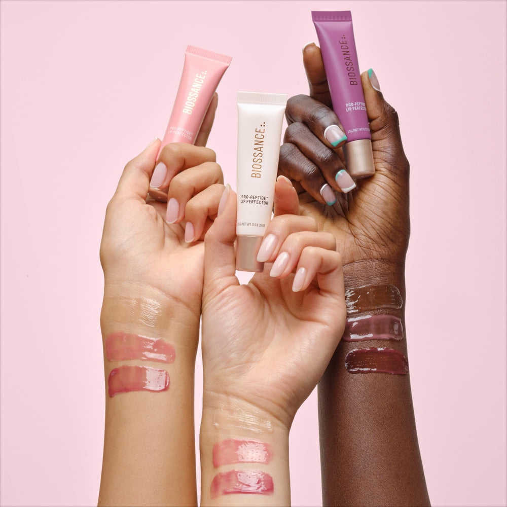 Protección vegana de Biossance para labios frente a agentes ambientales.