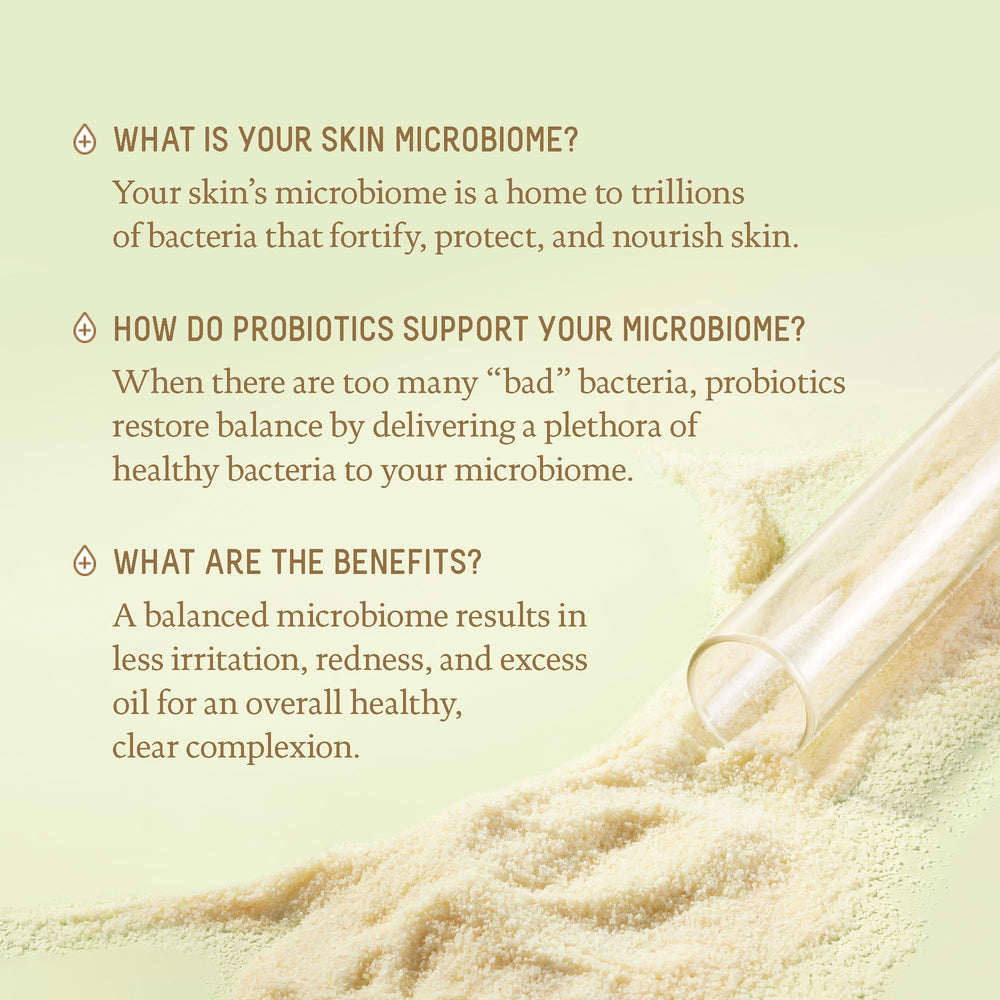 Texture swirl of Biossance probiotic gel moisturizer demonstrates lightweight, non-greasy hydration.