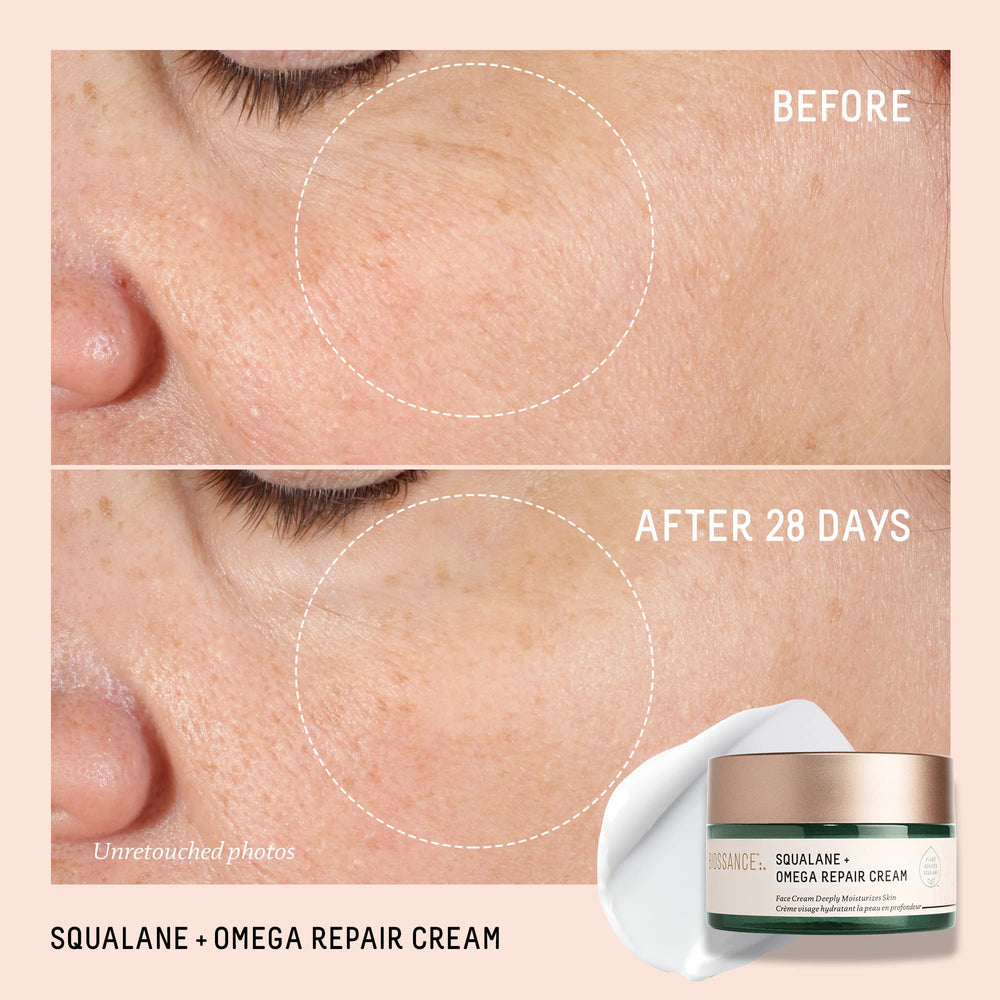 BIOSSANCE Rapid Radiance Set cream jar suggests hydrating, smoothing benefits