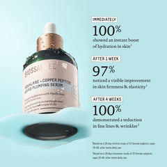 Biossance serum pump demonstrates easy, controlled application