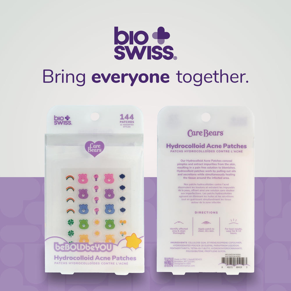 BioSwiss Care Bears 144-count pack keeps blemish care stocked at home