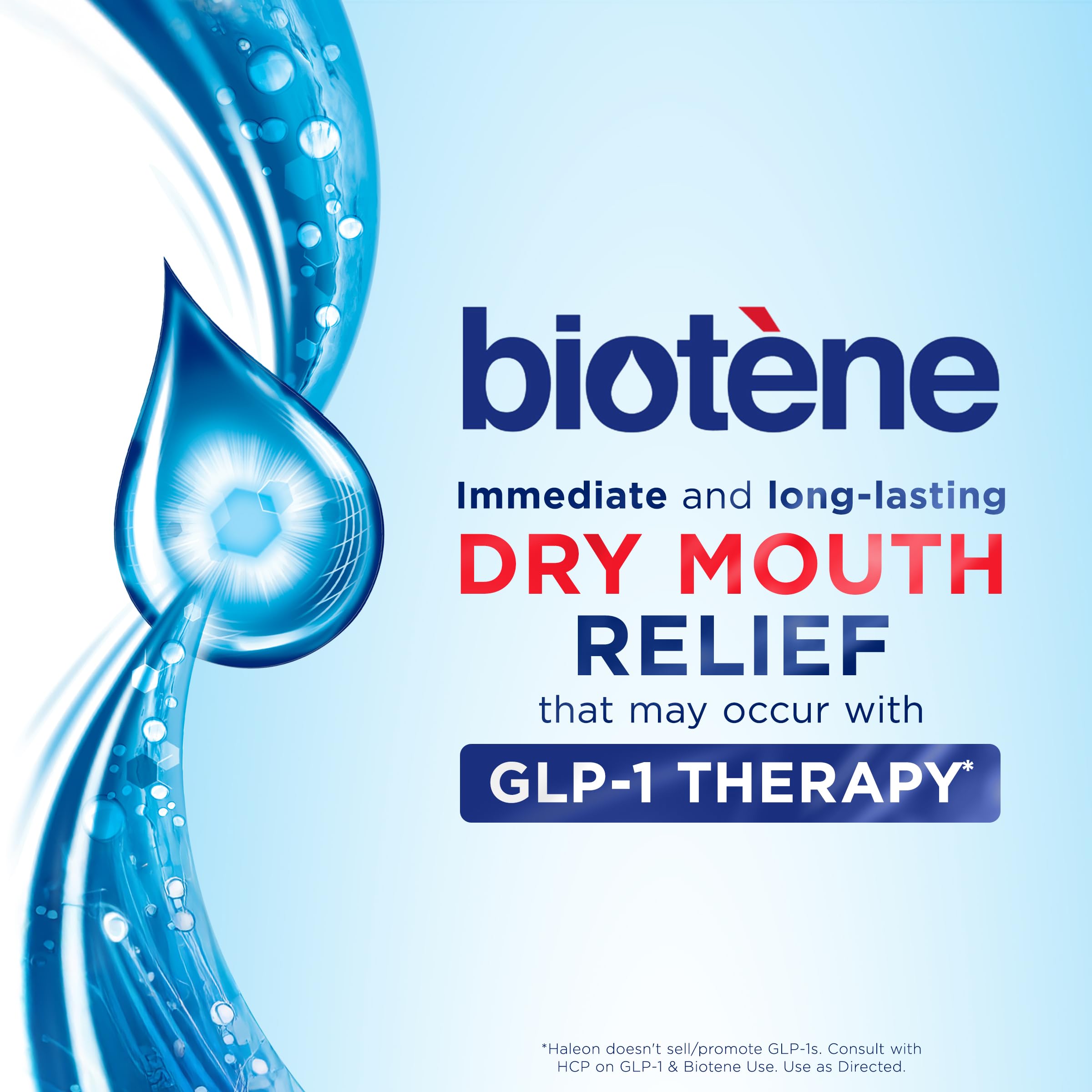 biotene bottle next to toothbrush illustrating daily oral care integration