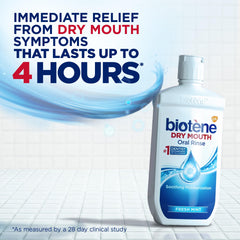 biotene label closeup highlighting ingredients and moisturizing system benefits
