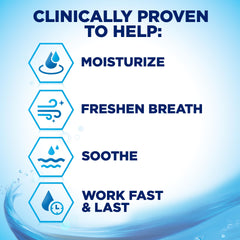 biotene pouring into measuring cap showing 15 mL dose for effective relief