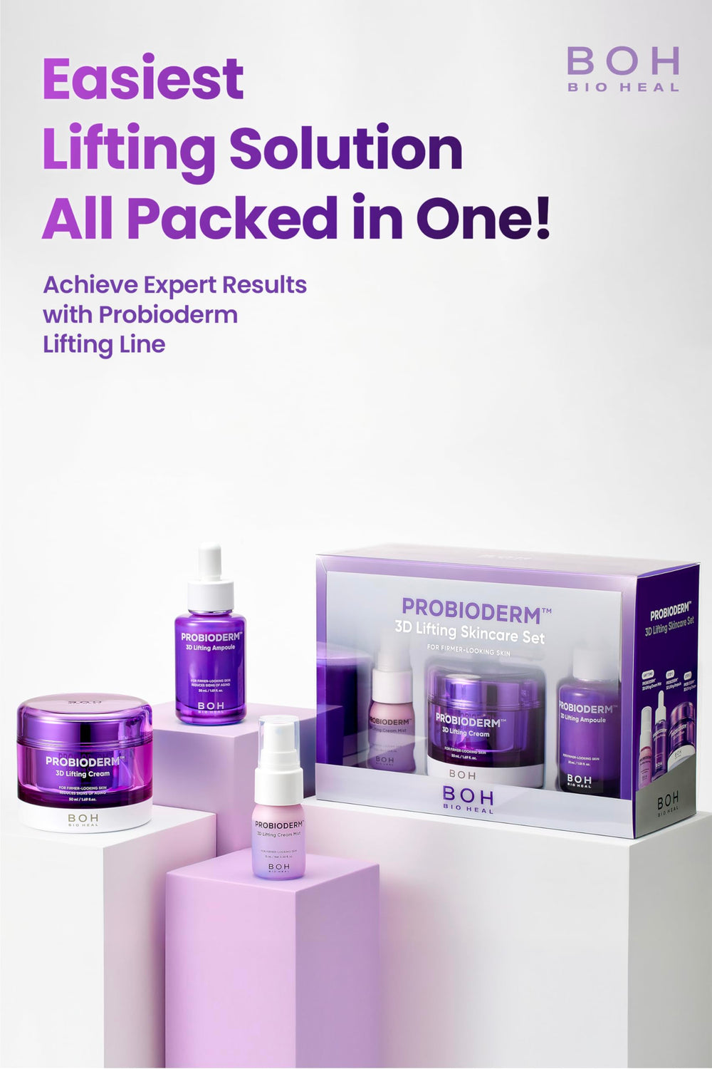 BIOHEAL BOH Probioderm 3D lifting facial spray for instant refresh and glow boost
