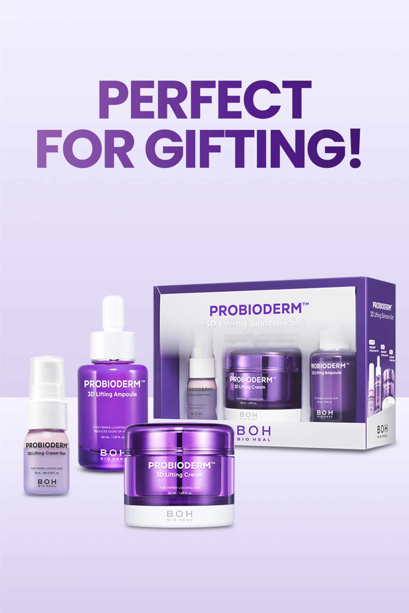BIOHEAL BOH Probioderm 3D lifting night-ritual scene for evening skincare