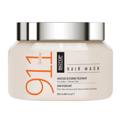 Biotop Professional 911 Quinoa Hair Mask jar close-up shows reparative formula for dry hair.