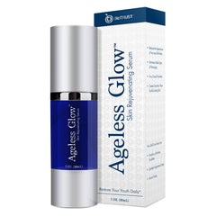 BioTrust Ageless Glow serum bottle close-up highlighting anti-aging benefits