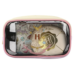 Bioworld Harry Potter Hogwarts Crest large bag front view highlighting vibrant design.