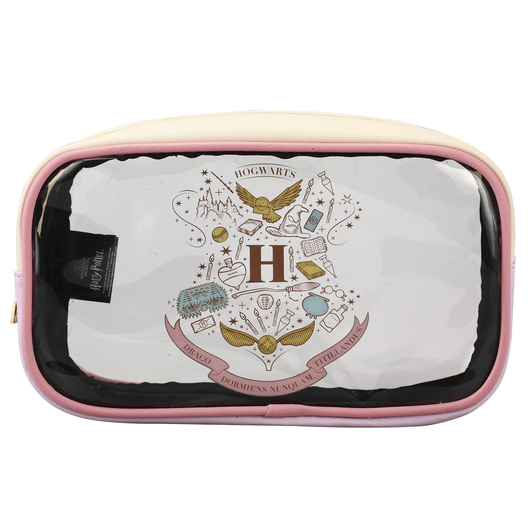 Bioworld Harry Potter Hogwarts Crest medium bag for organized travel essentials.