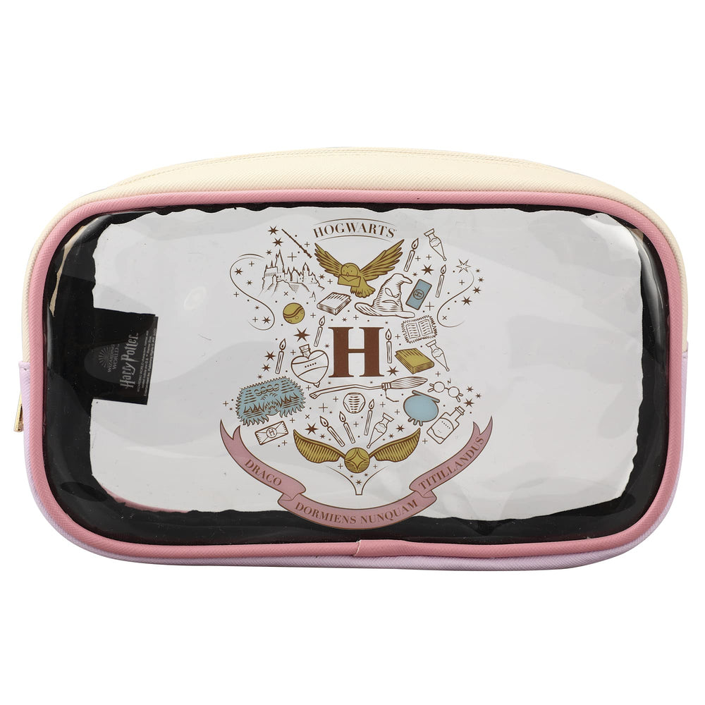 Bioworld Harry Potter Hogwarts Crest medium bag for organized travel essentials.