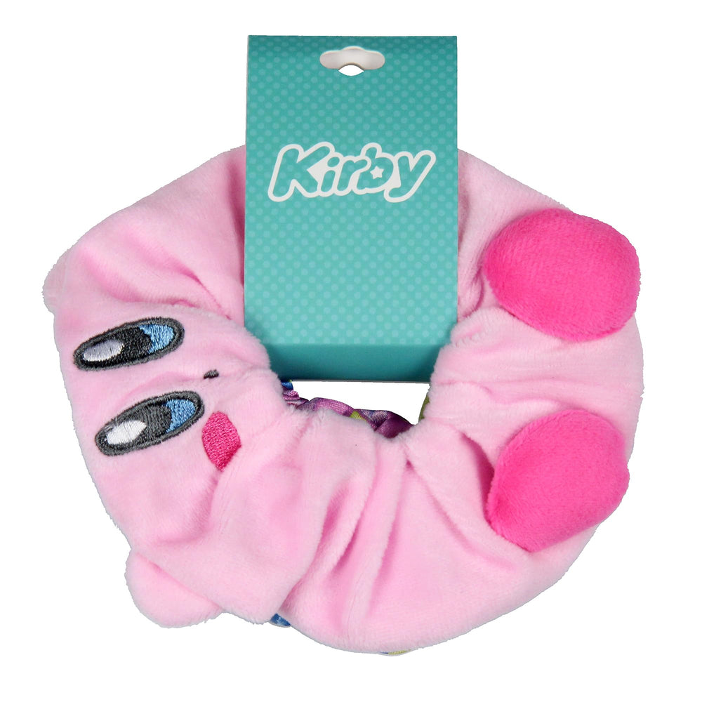 Bioworld Kirby scrunchie worn to reduce tugging during braiding