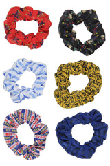 Bioworld MHA scrunchies blue go beyond design for secure ponytails