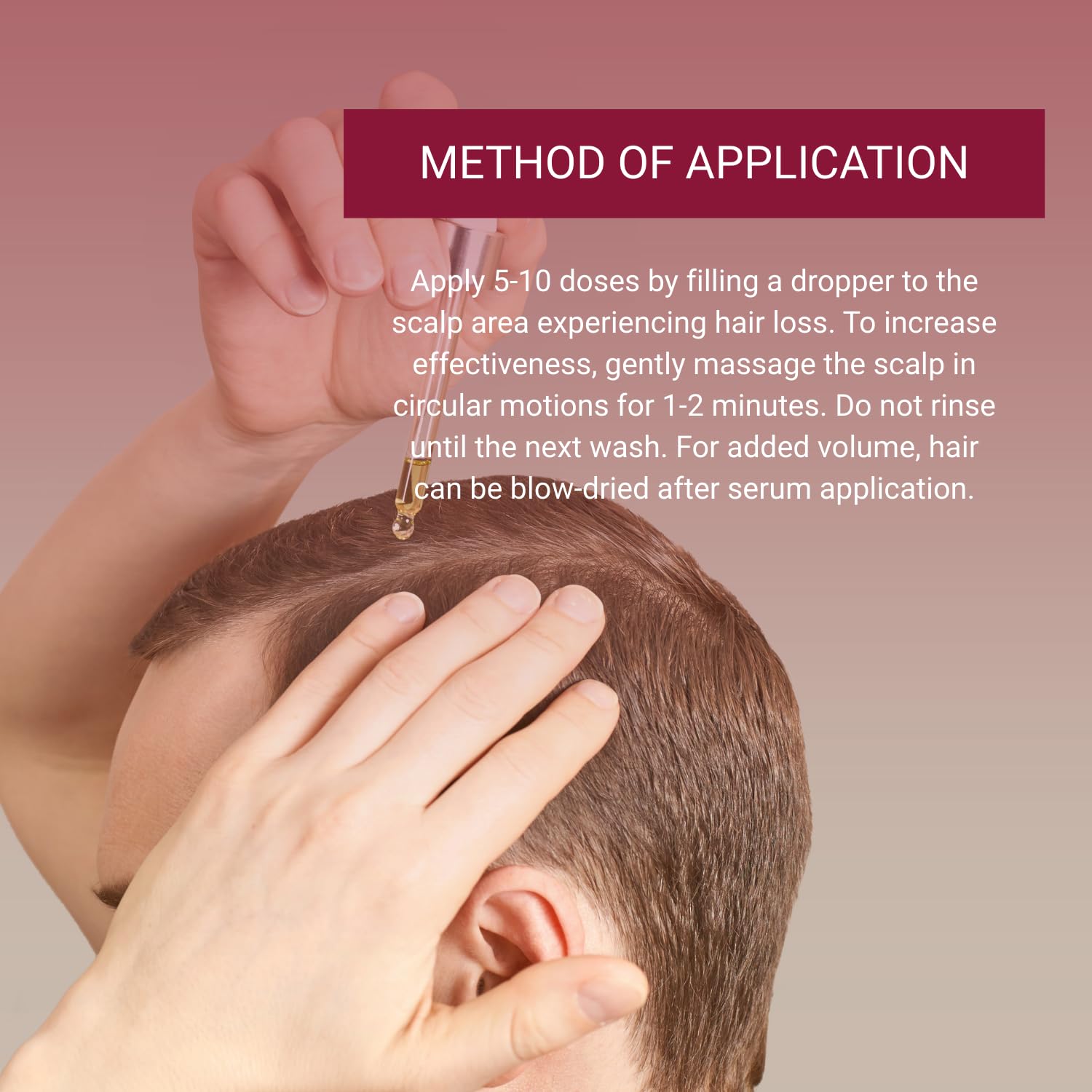 BIOXCIN menthol cooling scalp serum delivering refreshing sensation.