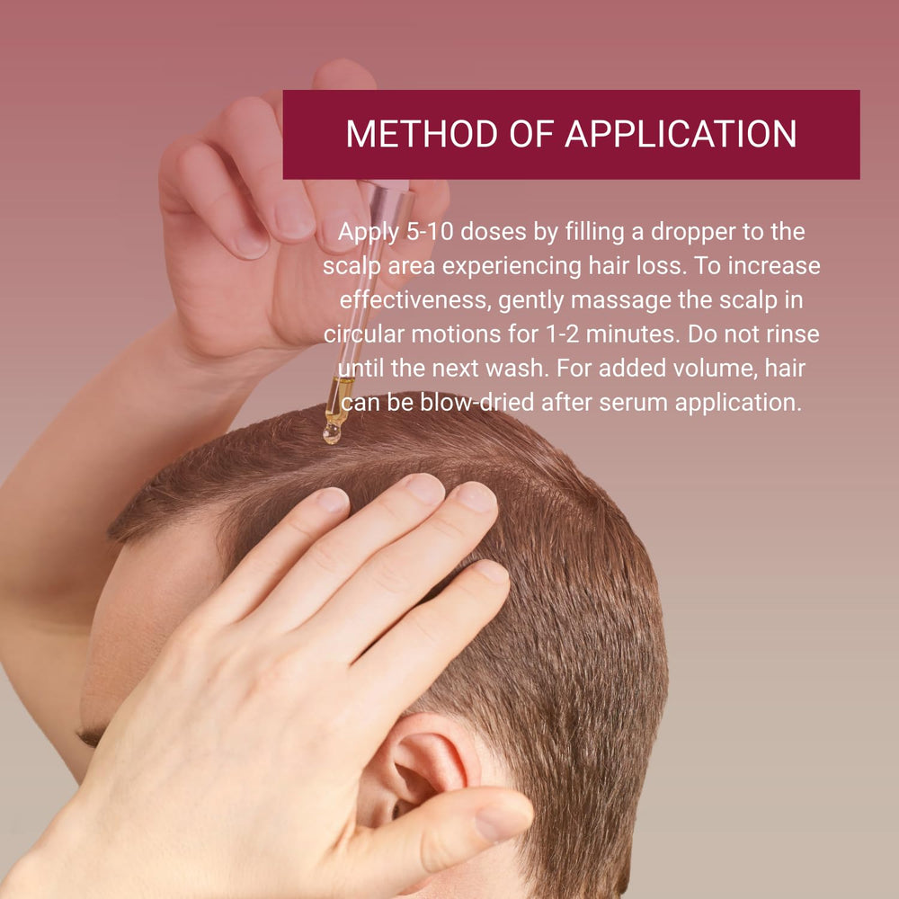 BIOXCIN menthol cooling scalp serum delivering refreshing sensation.