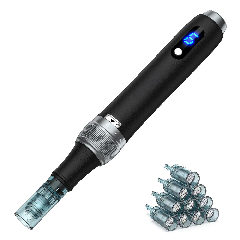 Bird Here Derma Roller 0.25mm front view for at-home skincare routine.