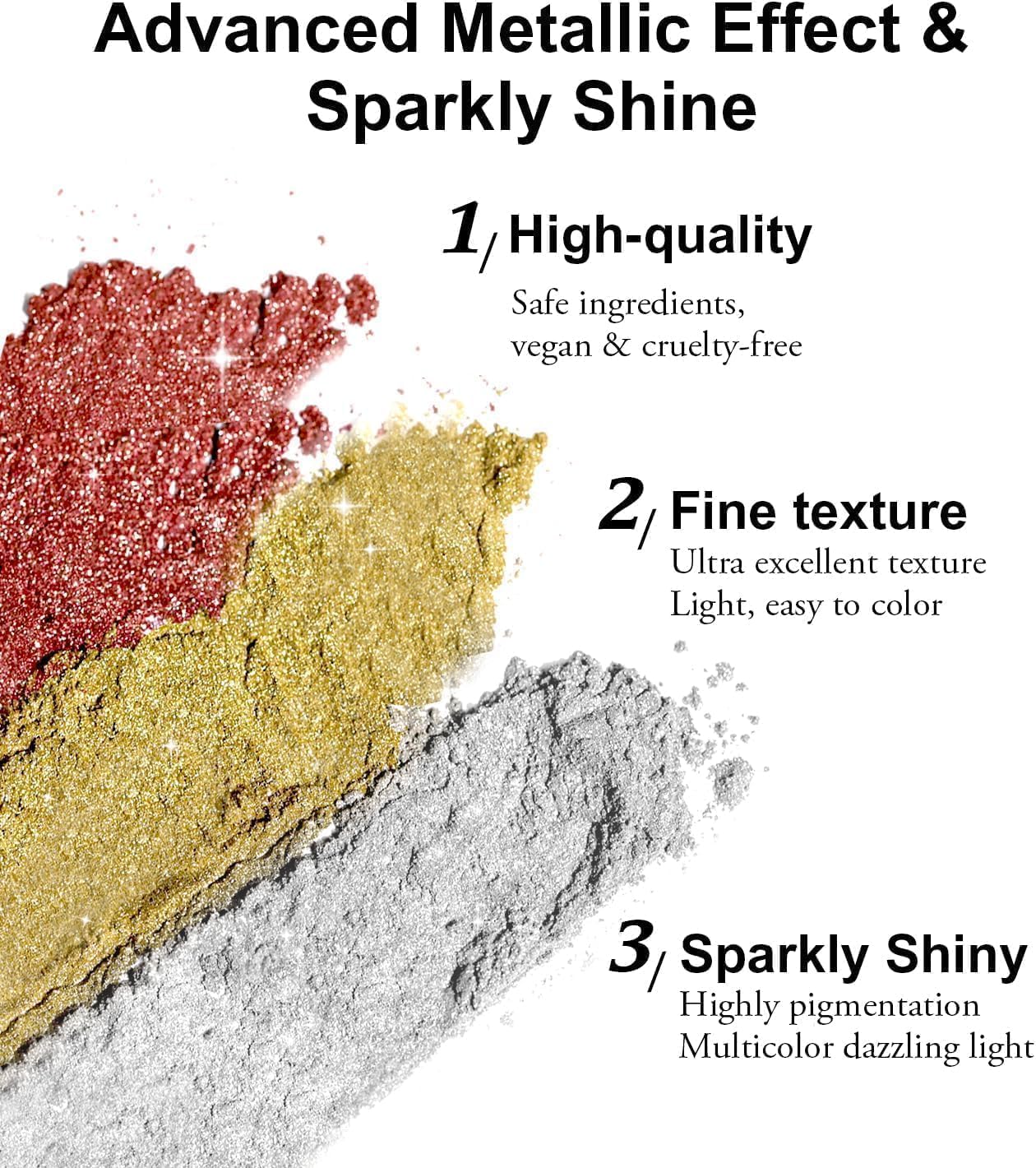 BISHENGYF ultra fine texture enables easy, mess free nail application.