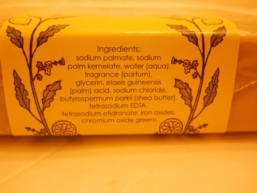 Bisous De Provence soap-bubbles-lather image hints gentle cleansing with citrus notes.