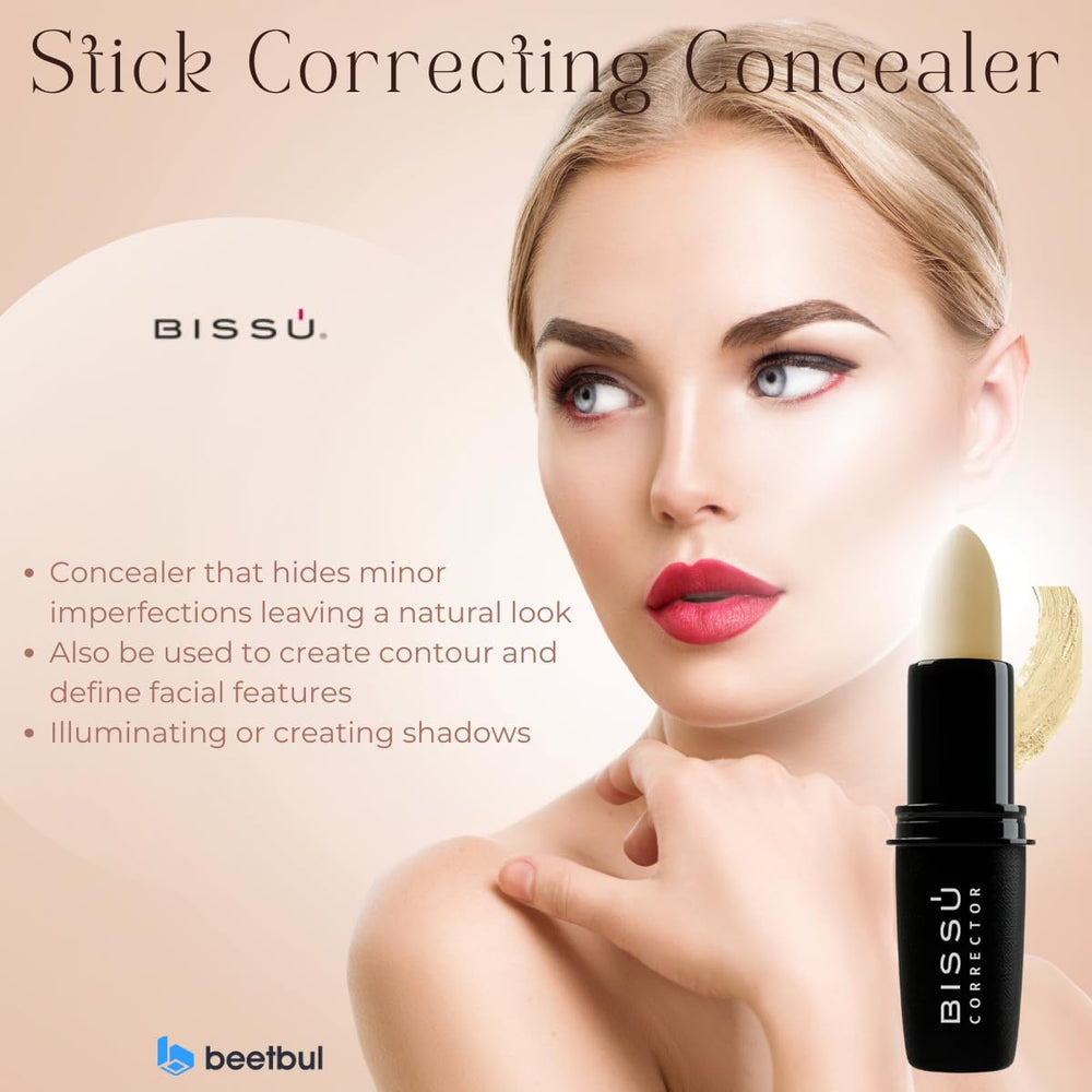 Bissú Stick Correcting Concealer application swatch for contouring and highlighting