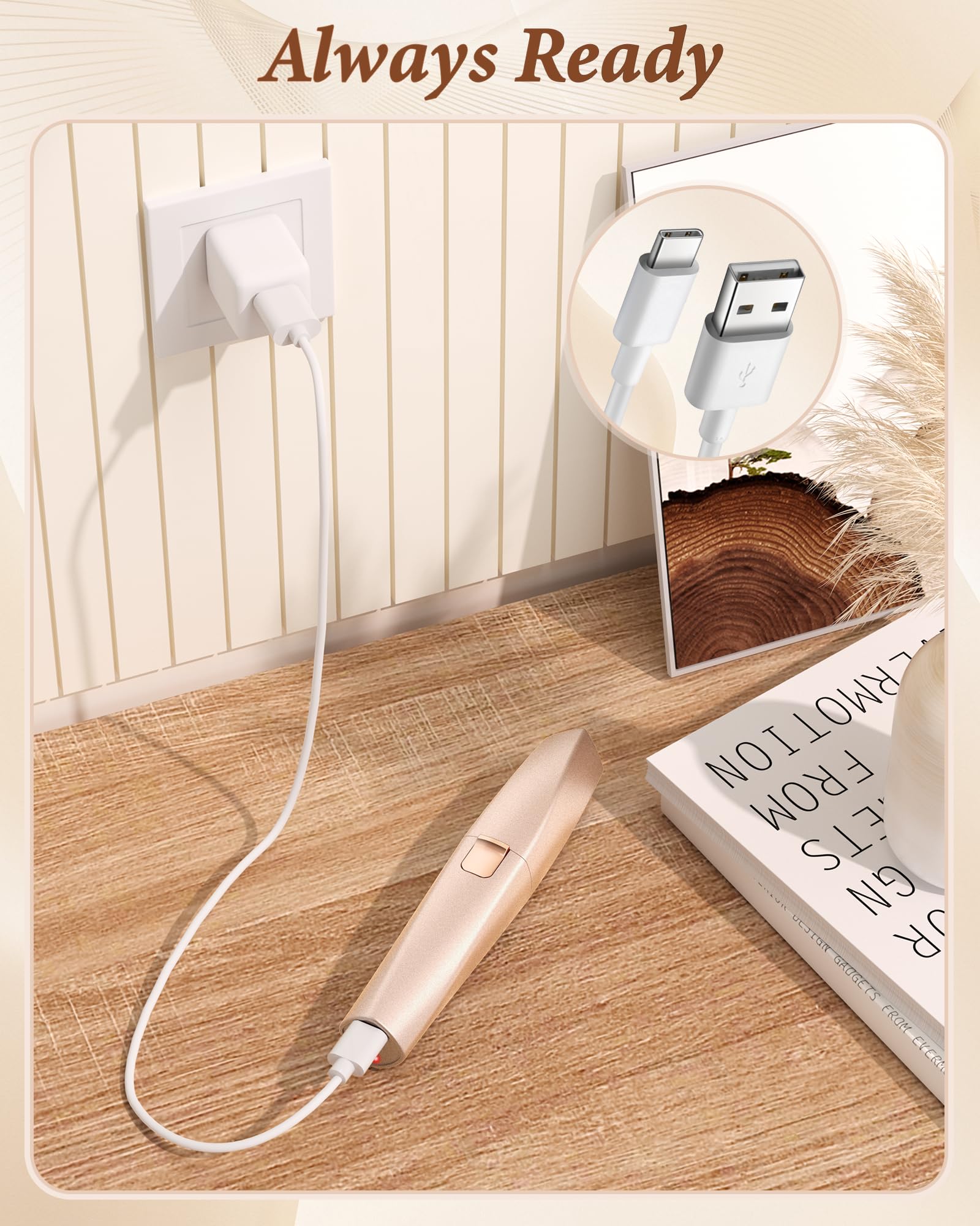Bissuuy travel-friendly shaver keeps you ready for dates and spontaneous events.