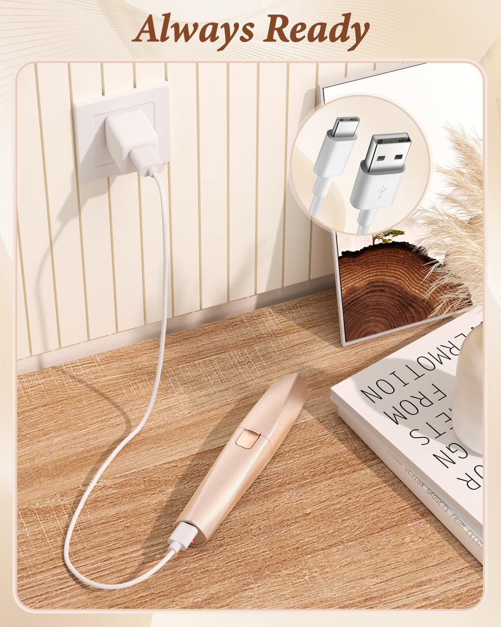 Bissuuy travel-friendly shaver keeps you ready for dates and spontaneous events.