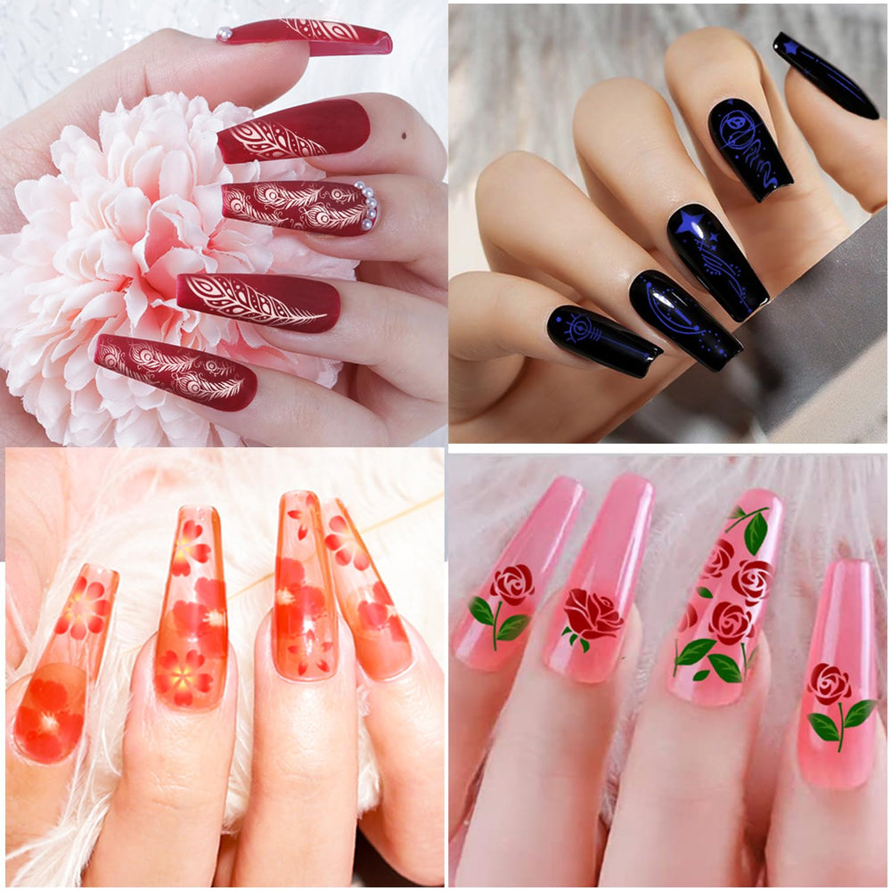 Biutee butterfly and star designs add whimsy to at-home manicures.