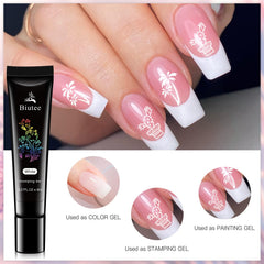 Biutee clear silicone stamper shows design placement clearly