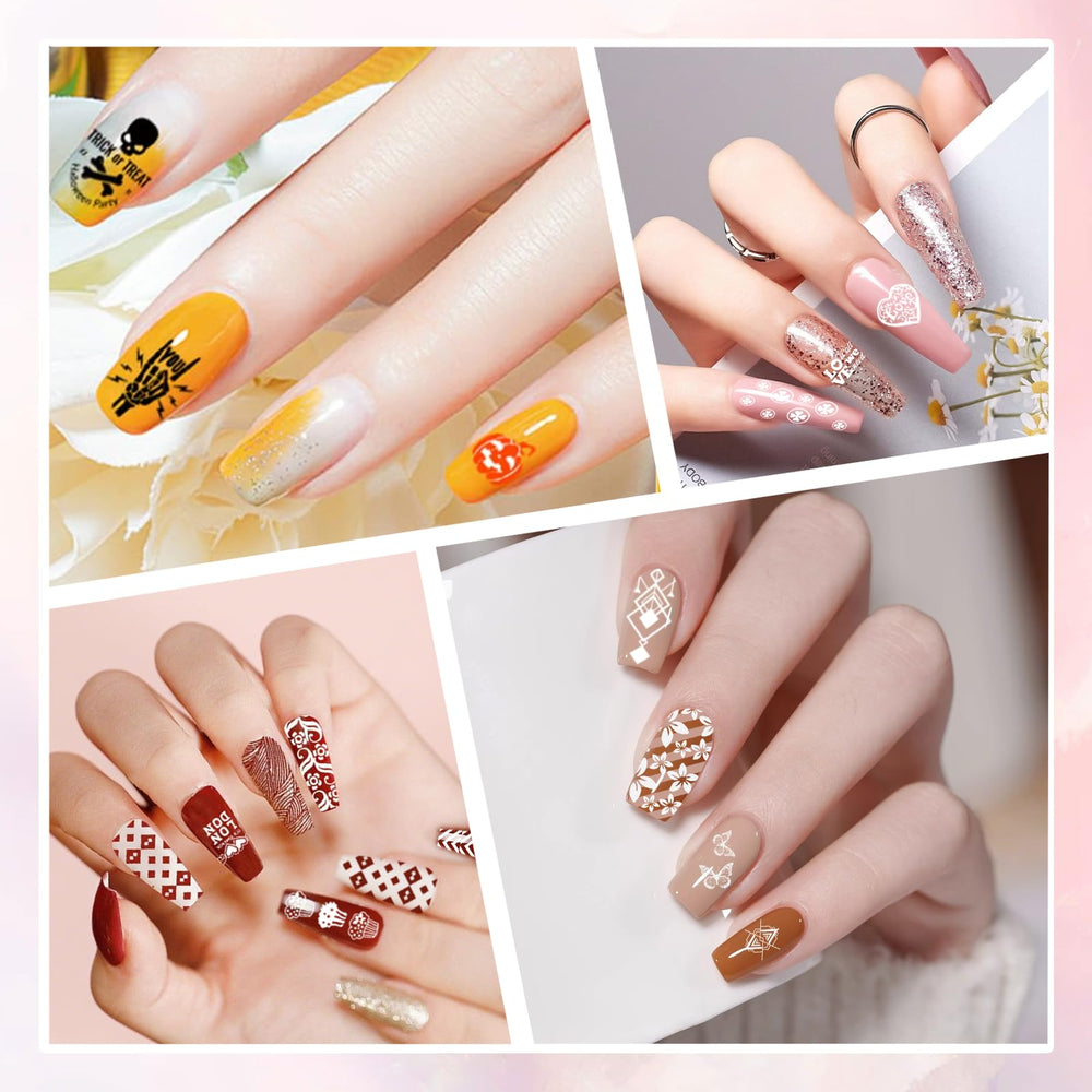 Biutee nail art pattern samples illustrate ready-to-use ideas